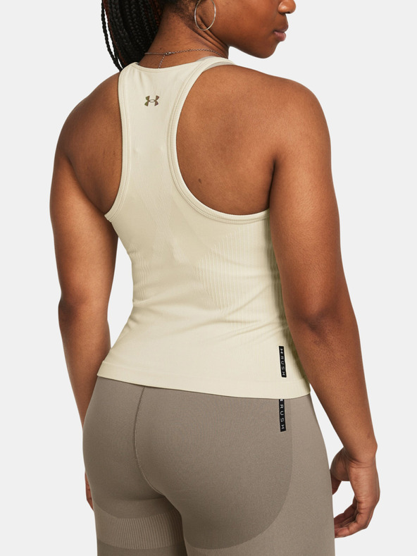 Under Armour Vanish Elite Seamless Top Blanco