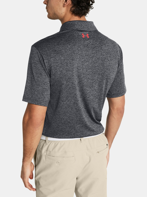 Under Armour UA Playoff 3.0 Stripe Polo Shirt Gris