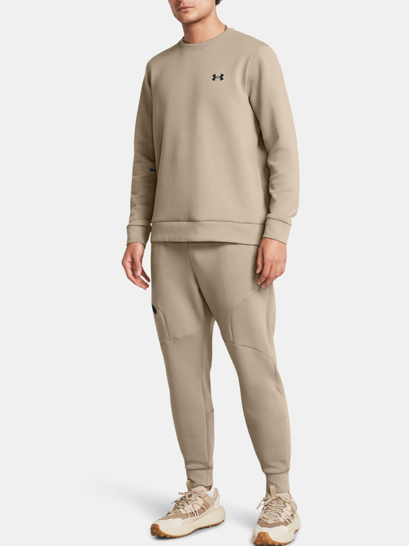 Under Armour UA Unstoppable Flc Crew Sweatshirt Marrón