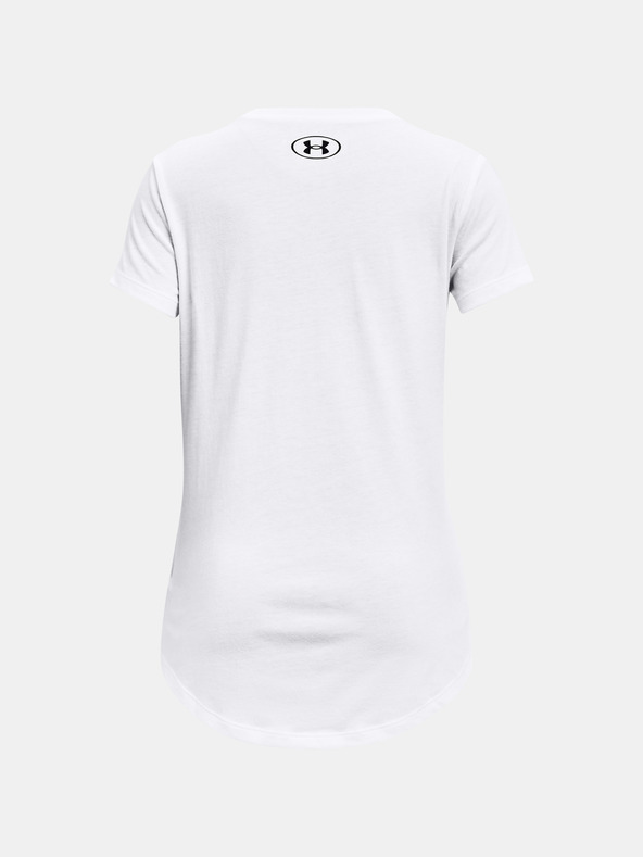 Under Armour UA Sportstyle Logo SS Kids T-shirt Blanco