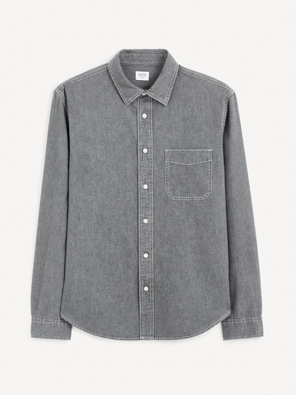 Celio Gagusti1 Shirt Gris