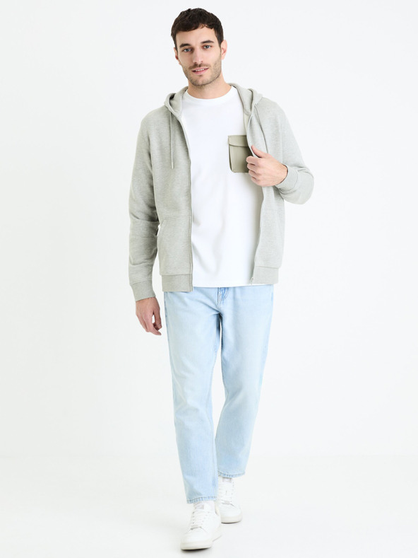 Celio Fethree Sweatshirt Gris