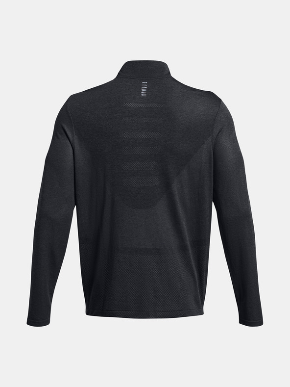 Under Armour UA Seamless Stride 1/4 Zip T-shirt Gris