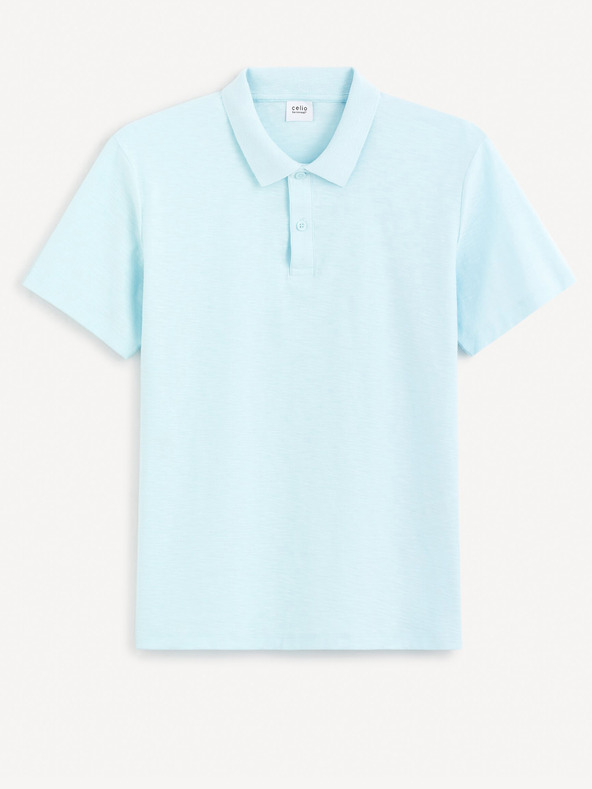 Celio Feflame Polo Shirt Azul