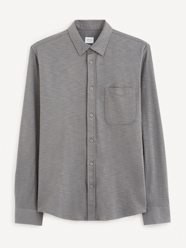 Celio Gaselle Shirt Gris