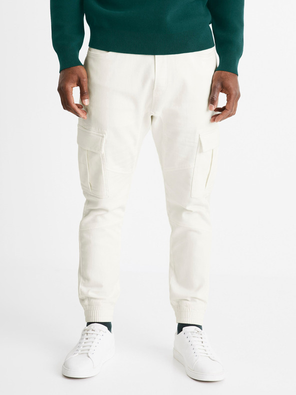 Celio Cokit4 Trousers Blanco