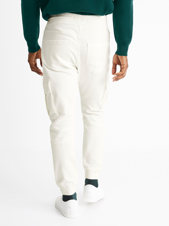 Celio Cokit4 Trousers Blanco