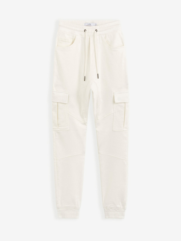 Celio Cokit4 Trousers Blanco