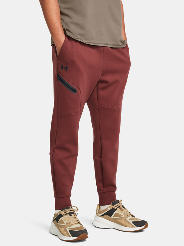 Under Armour UA Unstoppable Flc Sweatpants Rojo