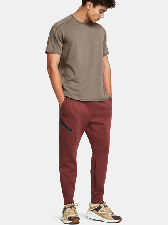 Under Armour UA Unstoppable Flc Sweatpants Rojo