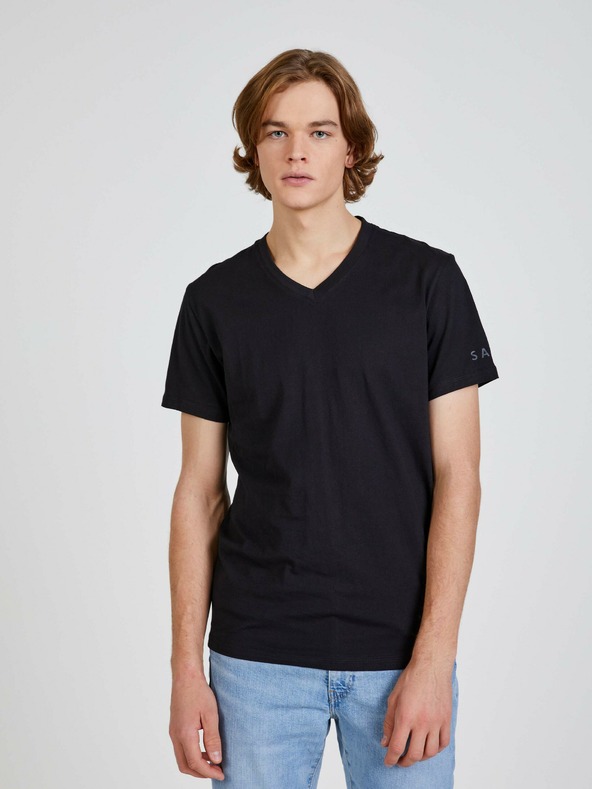 Sam 73 Blane T-shirt Negro