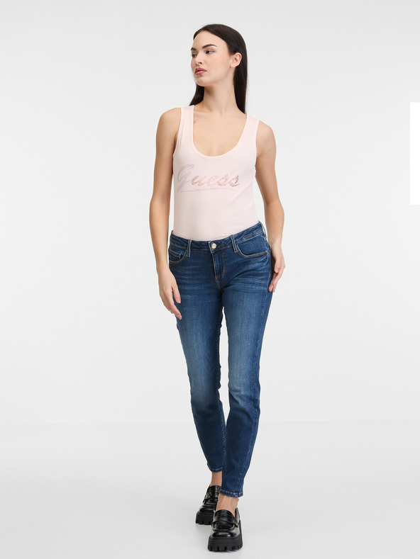 Guess Camiseta De Tirantes Rosa