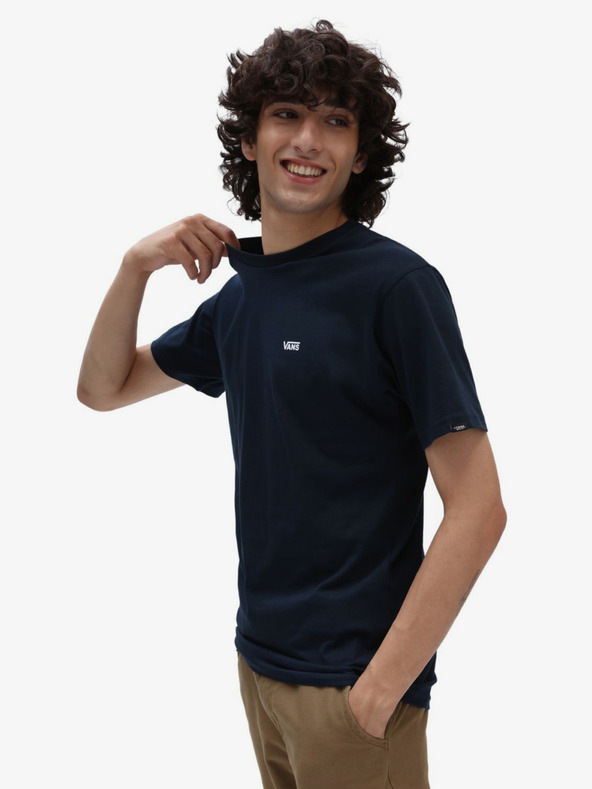 Vans Left Chest Logo T-shirt Azul