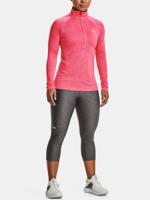 Under Armour Tech 1/2 Zip - Twist T-shirt Rosa