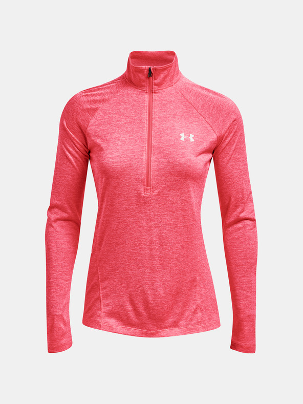 Under Armour Tech 1/2 Zip - Twist T-shirt Rosa