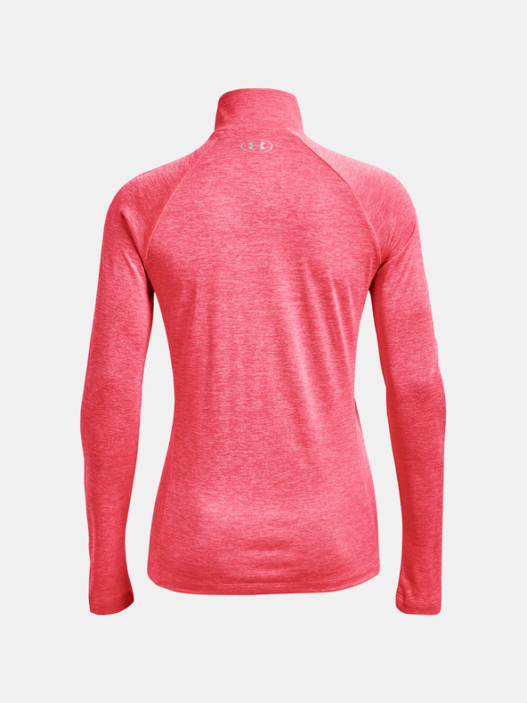 Under Armour Tech 1/2 Zip - Twist T-shirt Rosa