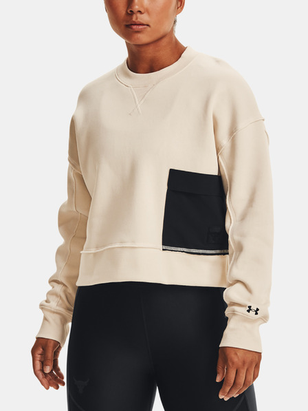 Under Armour UA Project Rock Fleece Crew Mikina