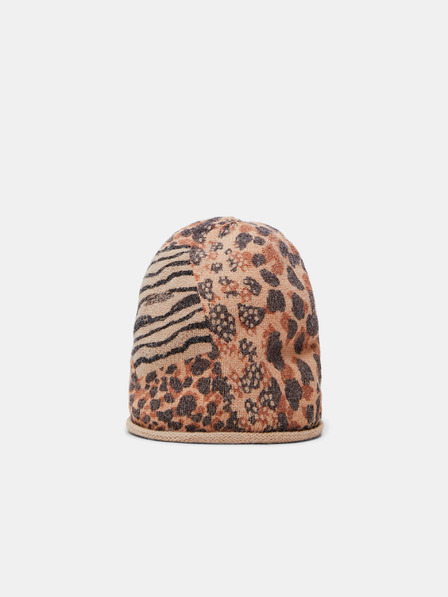 Desigual Animal Patch Gorro Čepice