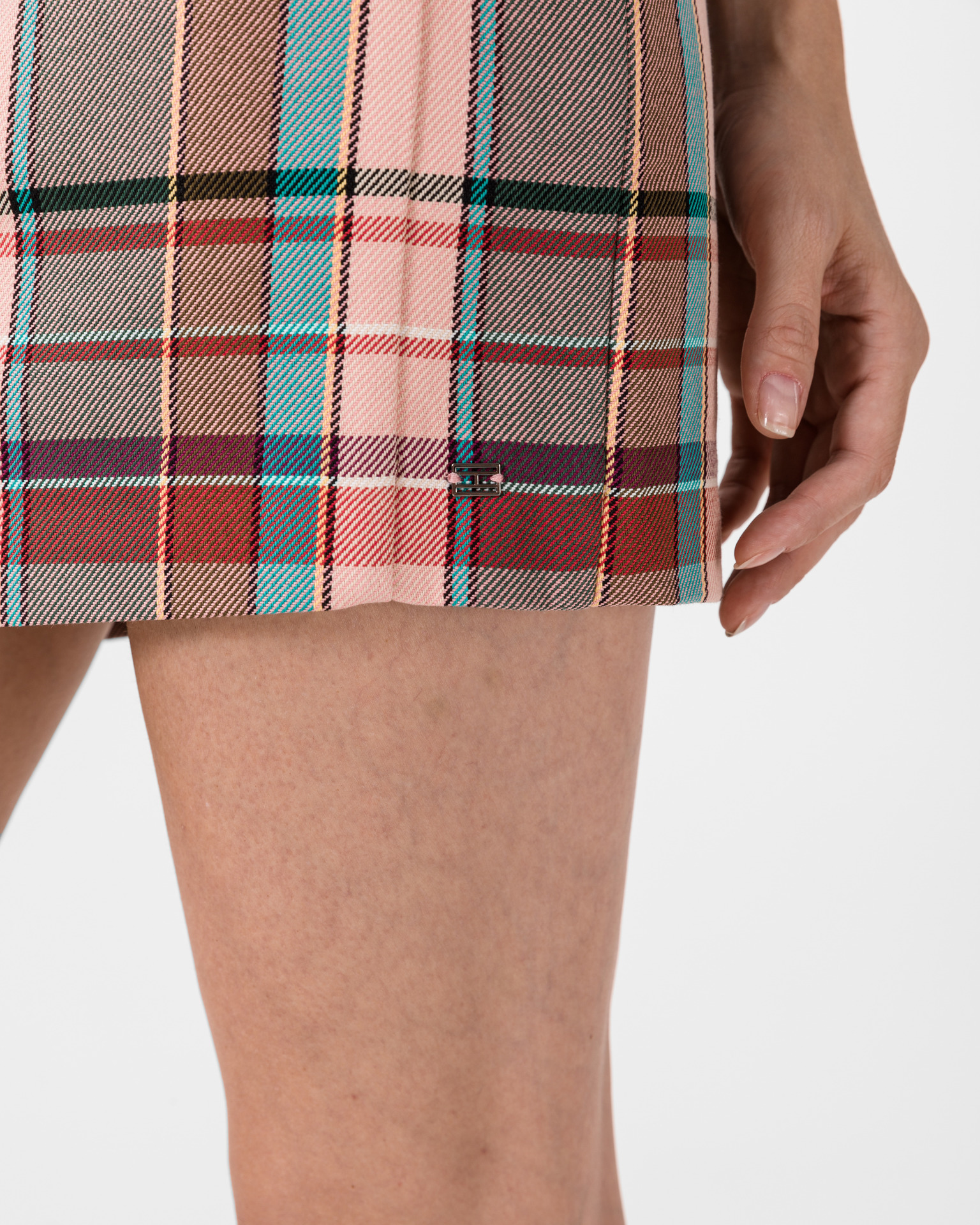 Tommy Hilfiger - Blend Check Mini Skirt