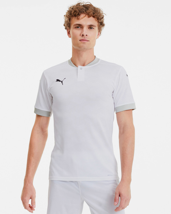 puma white collar t shirt